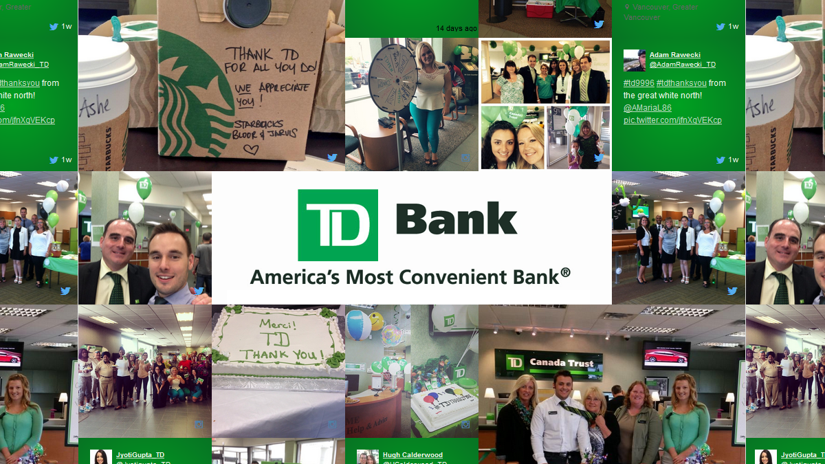 #TDThanksYou
